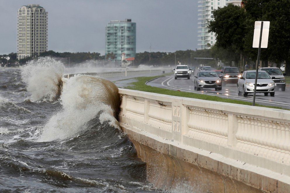 La tormenta Elsa tocó tierra en Florida con vientos de 100 kilómetros por hora La tormenta Elsa tocó tierra en Florida con vientos de 100 kilómetros por hora