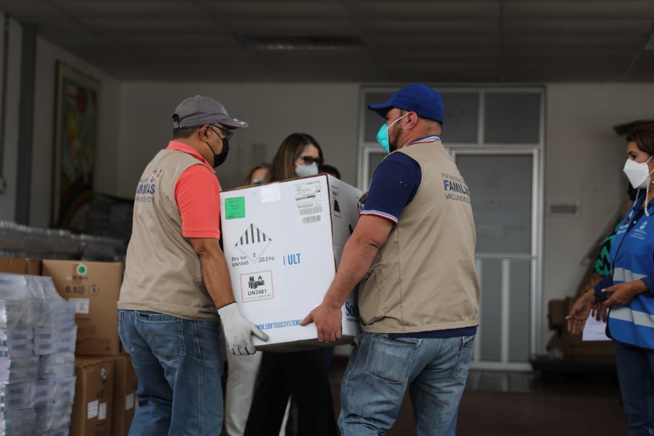 Quinto lote: Honduras recibió hoy 42,120 vacunas Pfizer Quinto lote: Honduras recibió hoy 42,120 vacunas Pfizer