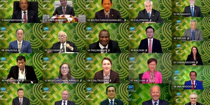 Biden, Xi Jinping y Putin compartieron un encuentro virtual junto a presidentes latinoamericanos del Foro APEC Biden, Xi Jinping y Putin compartieron un encuentro virtual junto a presidentes latinoamericanos del Foro APEC