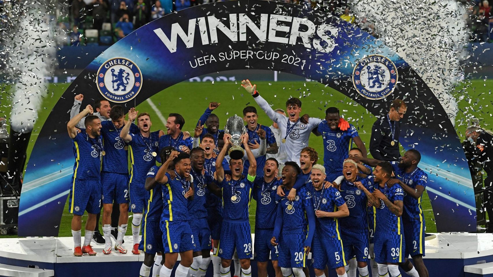 Chelsea campeón de la Supercopa tras derrotar al Villarreal en los penaltis