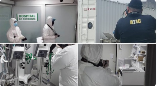 MP inspecciona Hospital Móvil de Santa Rosa de Copán MP inspecciona Hospital Móvil de Santa Rosa de Copán