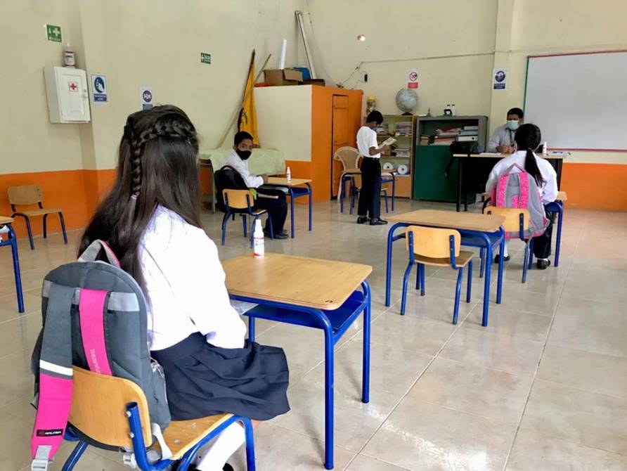 Inicia pilotaje de clases presenciales en Ocotepeque