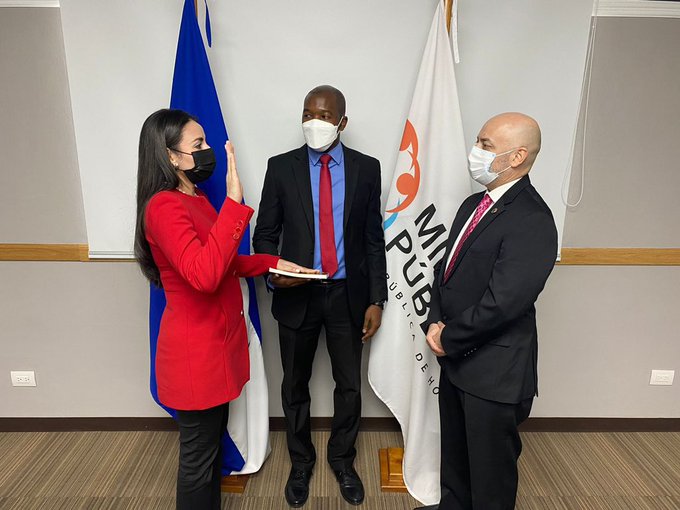 María Tejada es juramentada como nueva Subdirectora General de Fiscalías María Tejada es juramentada como nueva Subdirectora General de Fiscalías