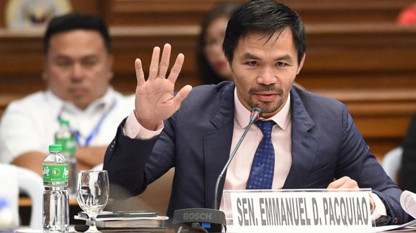 Manny Pacquiao anuncia su candidatura para presidente de Filipinas