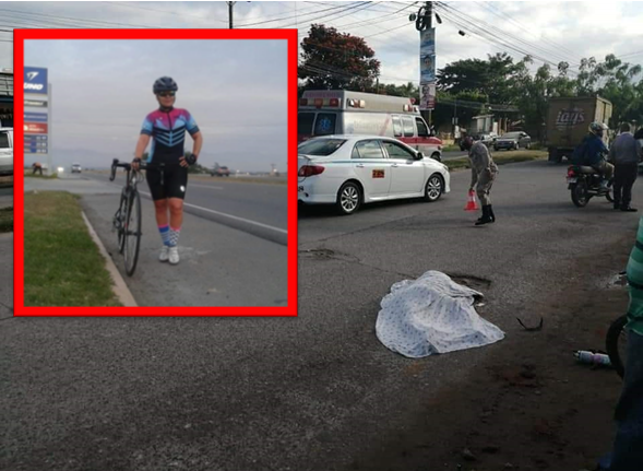 VIDEO: Captan el momento en el que ciclista muere atropellada en Comayagua