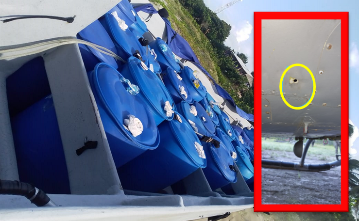 Tras persecución aérea autoridades logran incautar fuerte cantidad de droga en La Mosquitia Tras persecución aérea autoridades logran incautar fuerte cantidad de droga en La Mosquitia