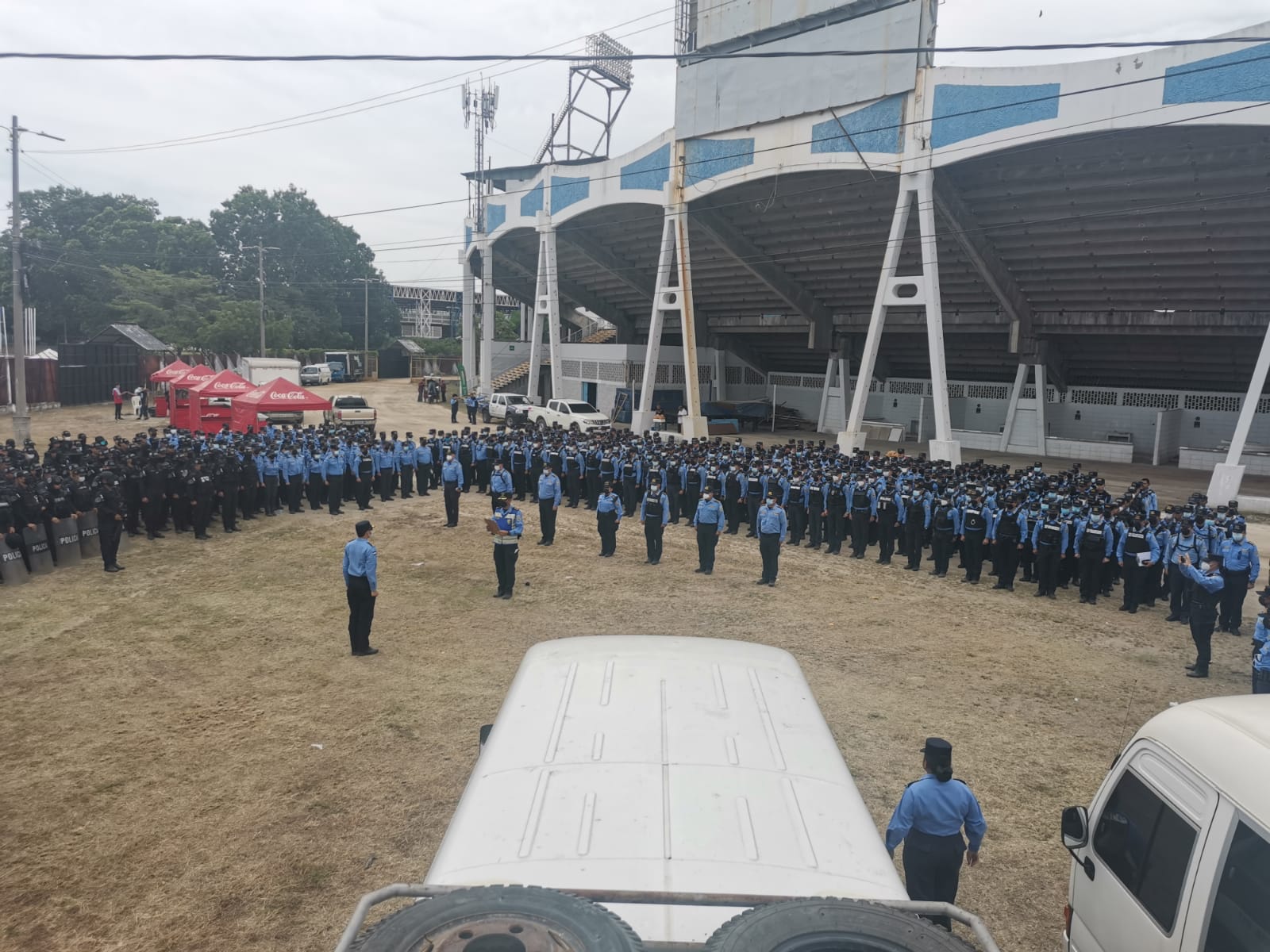Con unos 800 agentes Policía Nacional brindará seguridad durante encuentro deportivo eliminatorio entre Honduras vrs Estados Unidos