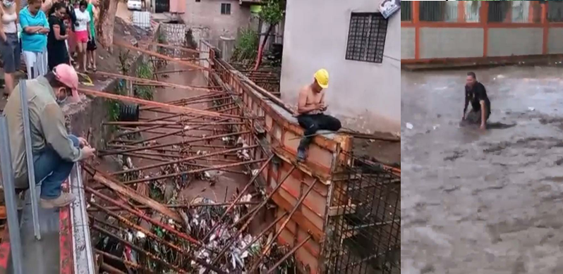 Fuertes lluvias dejan un muerto en la capital e inundaciones en SPS