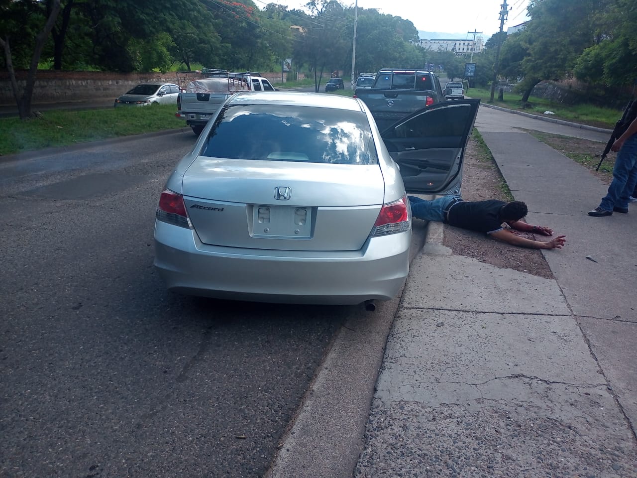 Requerimientos infraganti de banda de asaltantes armados en el boulevar FF.AA.