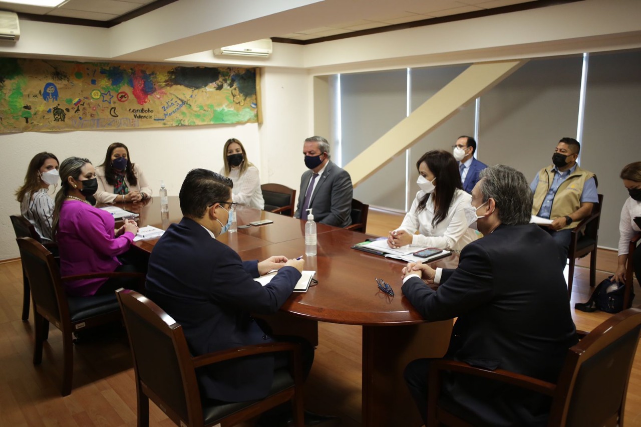 Fuerza de Tarea conoce situación actual de casos de migrantes hondureños que solicitan asilo en México