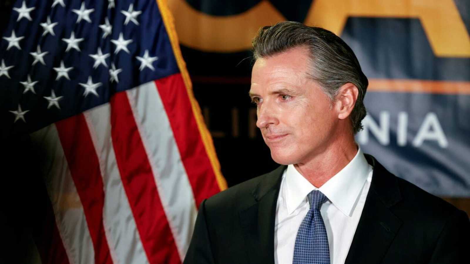 California votó en contra de la destitución del gobernador demócrata Gavin Newsom