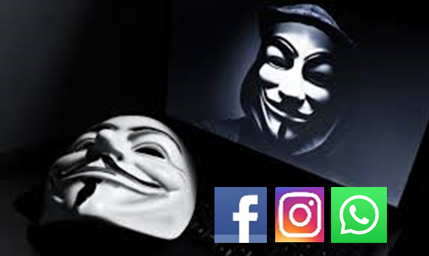 Anonymous se atribuye la caída de Facebook, Instagram y Whatsapp  y pide detener la «pornografía infantil»