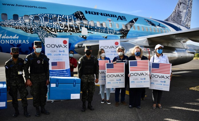 Honduras recibe 250,000 dosis de la vacuna Moderna donadas por EEUU Honduras recibe 250,000 dosis de la vacuna Moderna donadas por EEUU