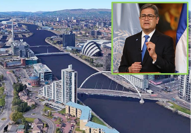 Presidente Hernández viajo a Glasgow, Escocia para participar en Cumbre de Cambio Climático Presidente Hernández viajo a Glasgow, Escocia para participar en Cumbre de Cambio Climático