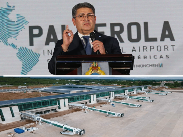 Autoridades presentan las modernas instalaciones del Aeropuerto de  Palmerola en Comayagua
