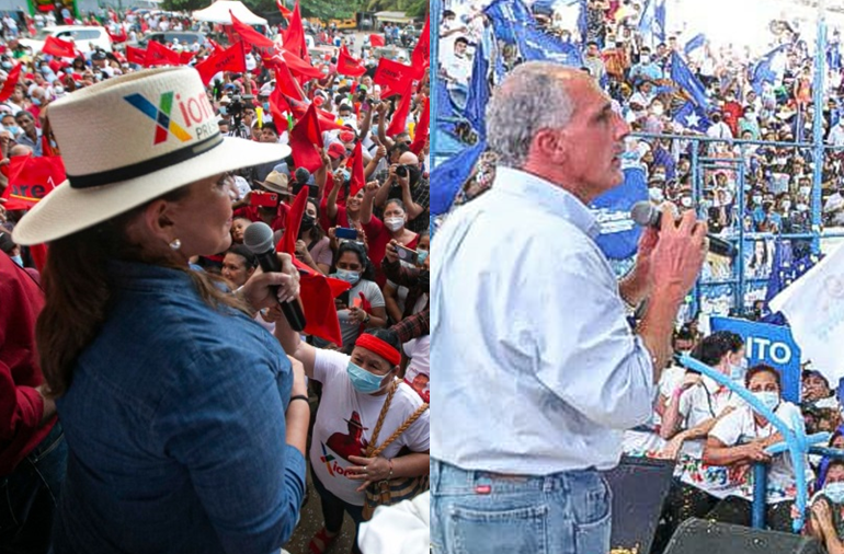 Candidatos políticos realizan gira por diferentes zonas del país