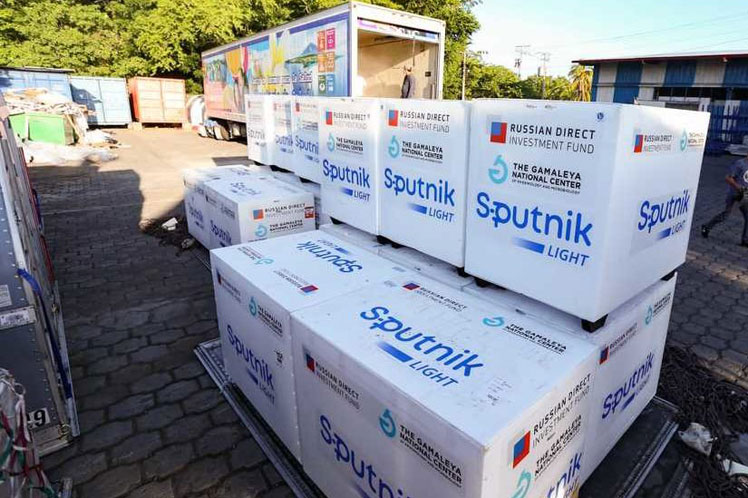 Nicaragua anuncia aplicación de la vacuna rusa Sputnik Light contra la covid-19 Nicaragua anuncia aplicación de la vacuna rusa Sputnik Light contra la covid-19