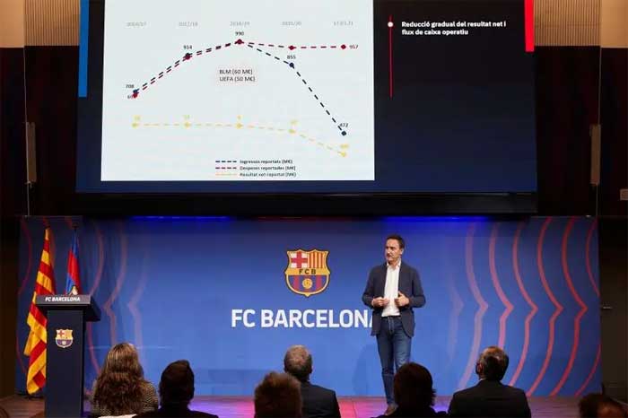 El Barça estima que necesitará 5 años para equilibrar sus cuentas El Barça estima que necesitará 5 años para equilibrar sus cuentas