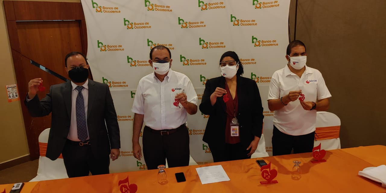 Banco Occidente nuevamente dice presente a la Teletón Banco Occidente nuevamente dice presente a la Teletón