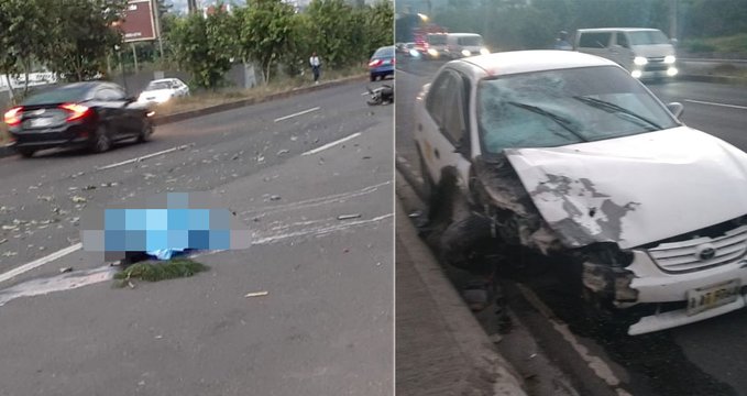 Motociclista muere en fatal accidente de tránsito en el Anillo Periférico de la capital Motociclista muere en fatal accidente de tránsito en el Anillo Periférico de la capital