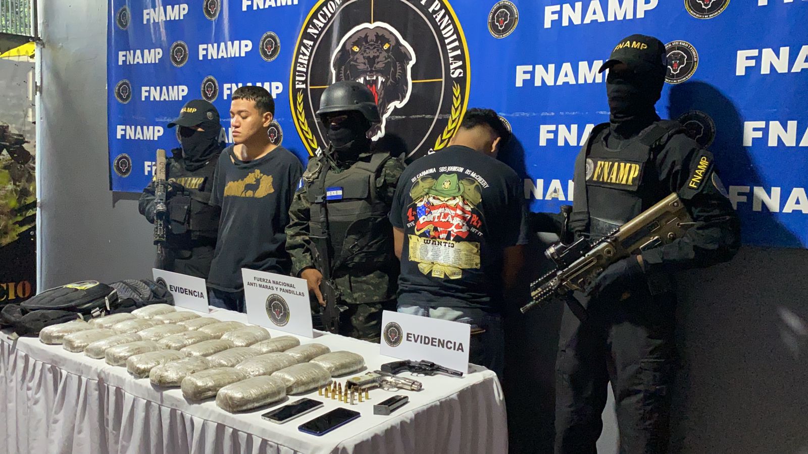 Con droga valorada en L. 360 mil capturan a dos miembros de pandillas en SPS