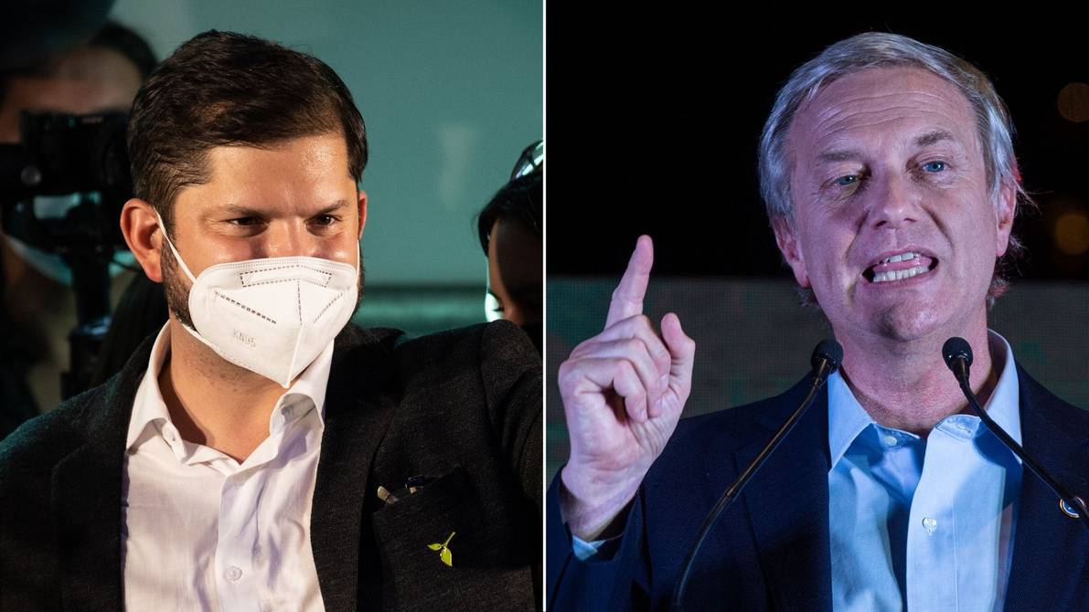 Kast y Boric se disputarán presidencia de Chile en segunda vuelta