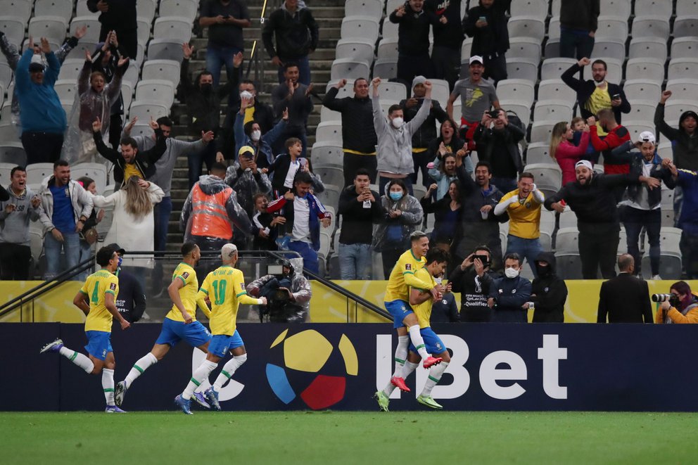 Brasil venció 1-0 a Colombia y se clasificó al Mundial de Qatar 2022