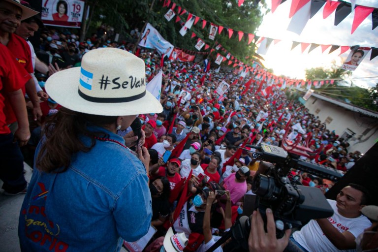 Xiomara Castro en Valle: “Esta dictadura opresora y violenta está a punto de terminar”