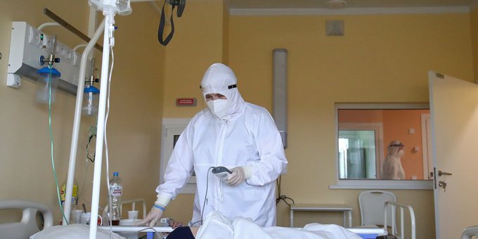 Rusia registró más de 1.200 muertes por coronavirus por octavo día consecutivo