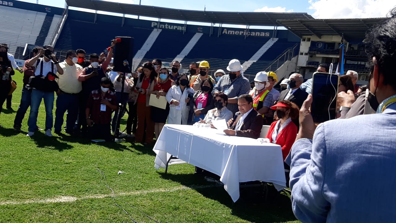 Comisión de traspaso de mando presidencial toma posición del Estadio Nacional Comisión de traspaso de mando presidencial toma posición del Estadio Nacional