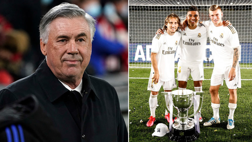 Carlo Ancelotti: «Modric, Casemiro y Kroos son la mejor media del mundo» Carlo Ancelotti: «Modric, Casemiro y Kroos son la mejor media del mundo»
