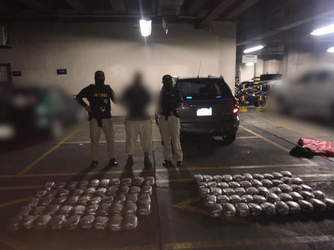 ATIC captura a ceibeño con 99 paquetes de marihuana