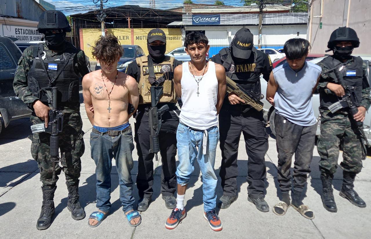 Capturan A Tres Supuestos Miembros De La MS 13 En San Lorenzo Valle STN HONDURAS