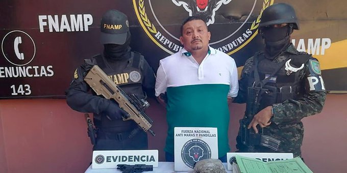 Capturan a supuesto lavador de activos de la MS-13 en San Lorenzo, Valle Capturan a supuesto lavador de activos de la MS-13 en San Lorenzo, Valle