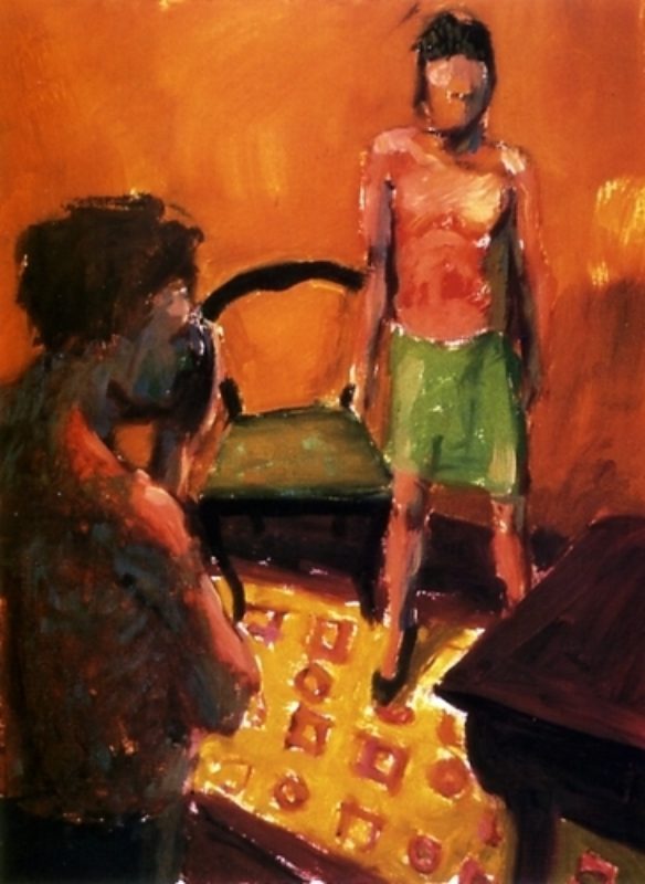 Green Skirt And Chair, 1988