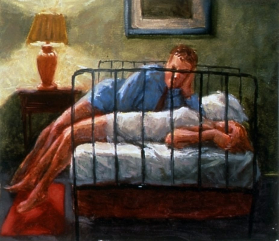 Wrought Iron Bed, 1990