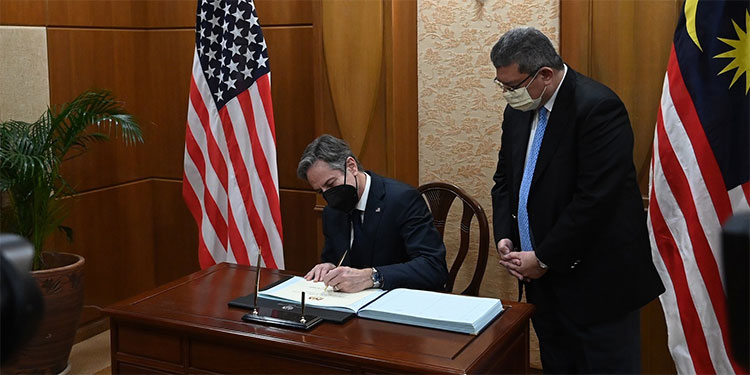 Blinken cancela su visita a Tailandia tras un caso de Covid-19 en su comitiva Blinken cancela su visita a Tailandia tras un caso de Covid-19 en su comitiva