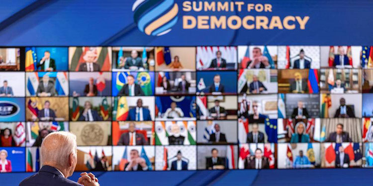 Taiwan califica de exitosa Cumbre de la Democracia organizada por EEUU Taiwan califica de exitosa Cumbre de la Democracia organizada por EEUU