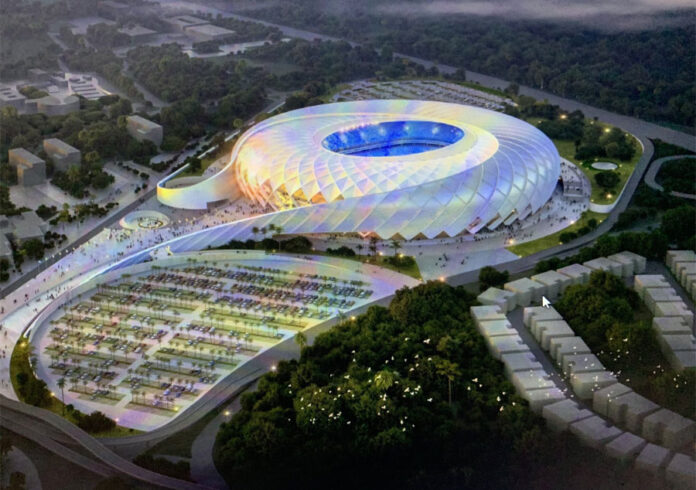 Estadio donado por China a El Salvador albergará a 50.000 aficionados