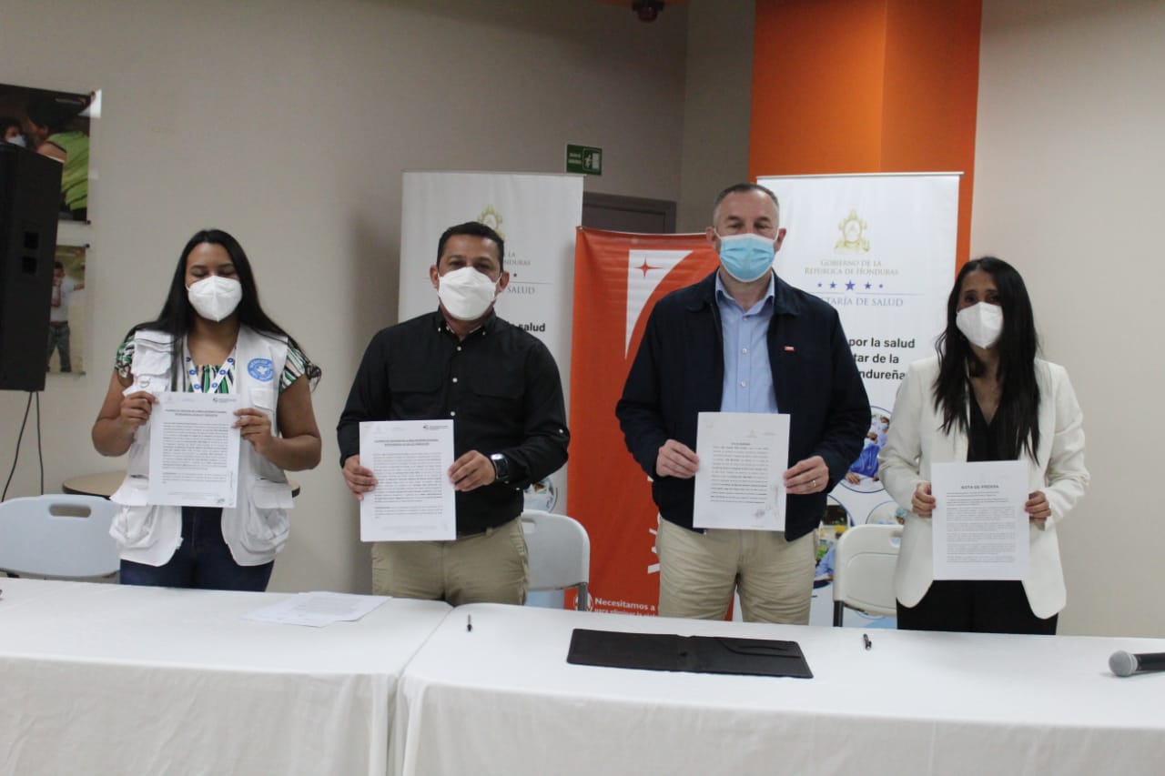 Firma de Ratificación de Acuerdo de Creación de la Mesa Interinstitucional, Interagencial de Salud y Migración Firma de Ratificación de Acuerdo de Creación de la Mesa Interinstitucional, Interagencial de Salud y Migración