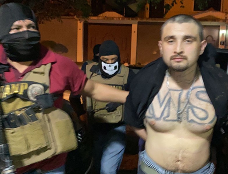 Caen cinco antisociales entre ellos, el «Juacy» tercero al mando de la MS-13 a nivel nacional Caen cinco antisociales entre ellos, el «Juacy» tercero al mando de la MS-13 a nivel nacional