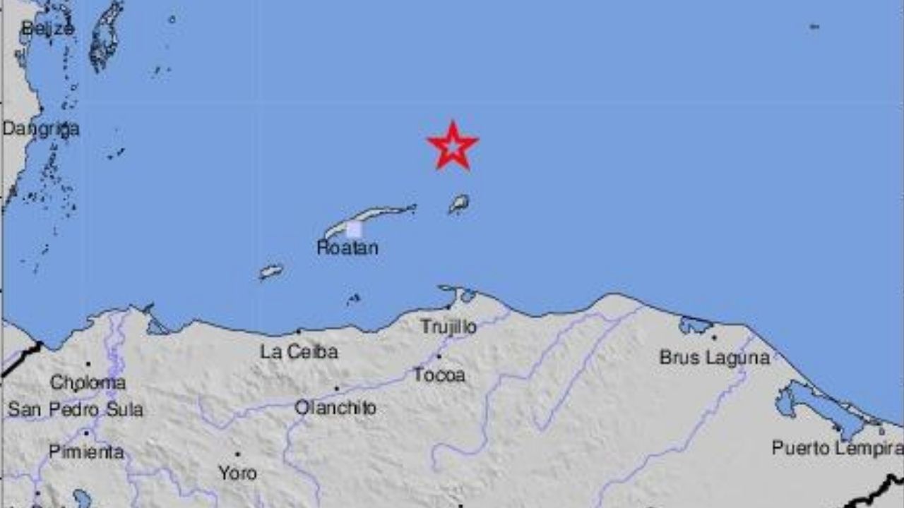 Se registra un sismo de 4,9 a 74 km al noreste de Guanaja, Islas de la Bahía Se registra un sismo de 4,9 a 74 km al noreste de Guanaja, Islas de la Bahía