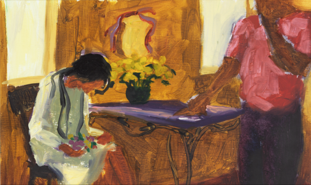 Untitled (Kembra and Carl after Gordon Kurtti's Memorial), 1987