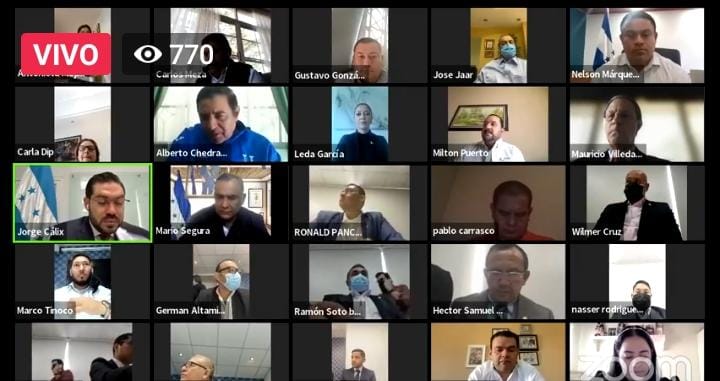 Jorge Calix tambien instala su primera legislatura 2022-2026 vía zoom Jorge Calix tambien instala su primera legislatura 2022-2026 vía zoom