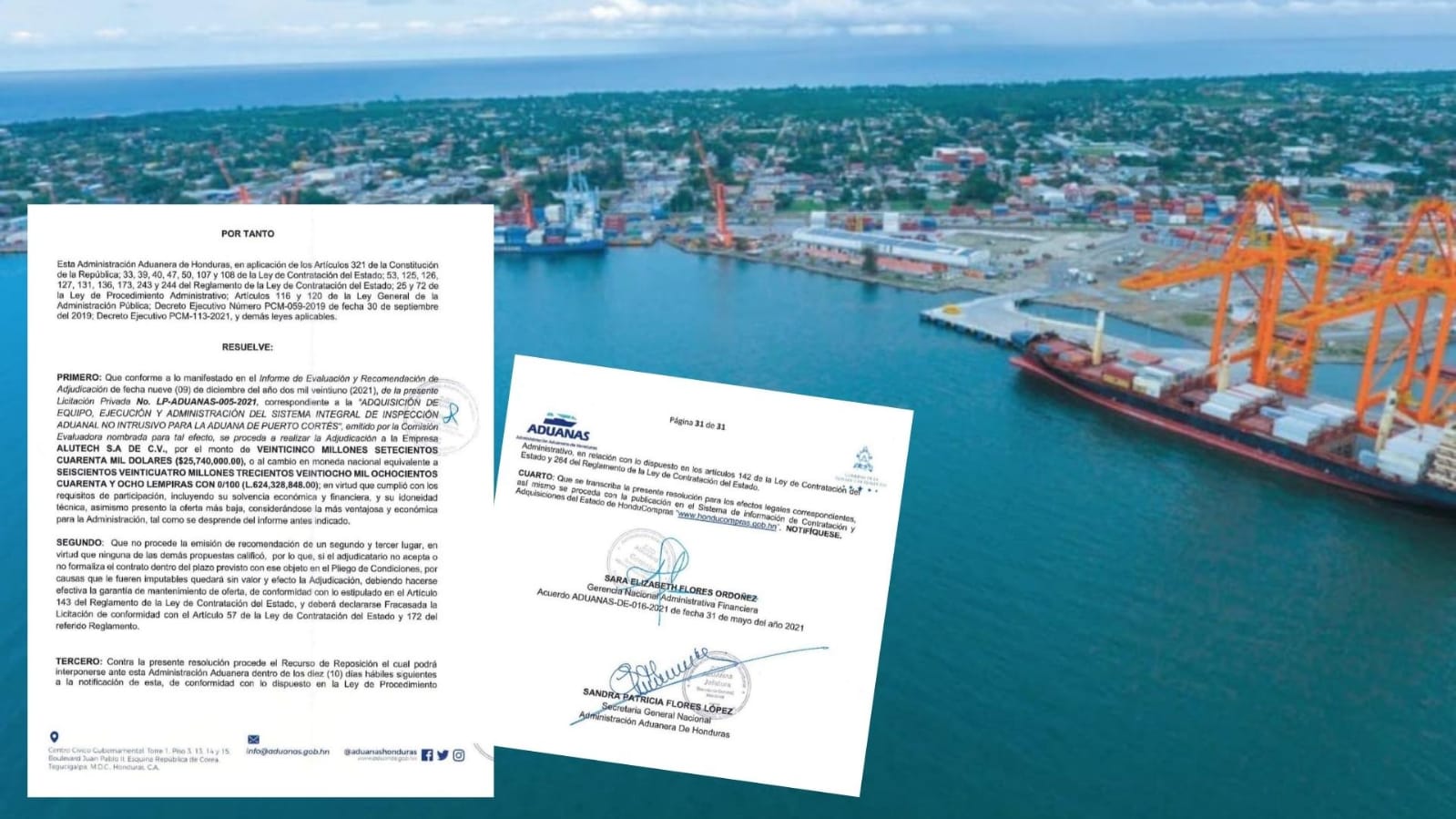 Alutech modernizará proceso de Rayos X de Puerto Cortés, tras ganar proceso de licitación 