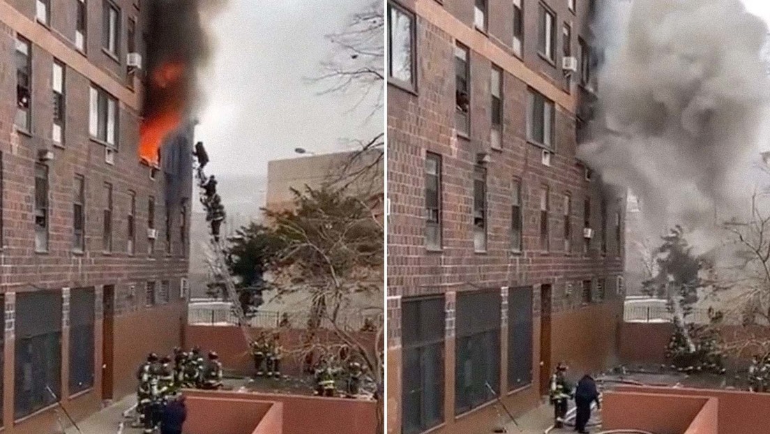 Un gran incendio en un bloque de viviendas en Nueva York deja más de 60 heridos