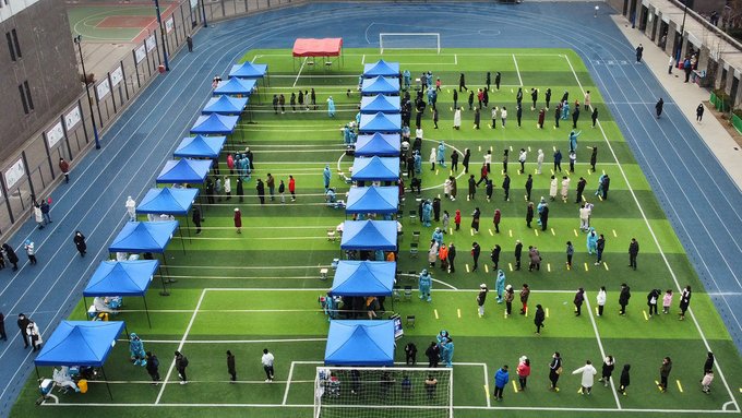 China realiza pruebas de covid-19 a los 14 millones de habitantes de un municipio tras detectar 20 positivos China realiza pruebas de covid-19 a los 14 millones de habitantes de un municipio tras detectar 20 positivos