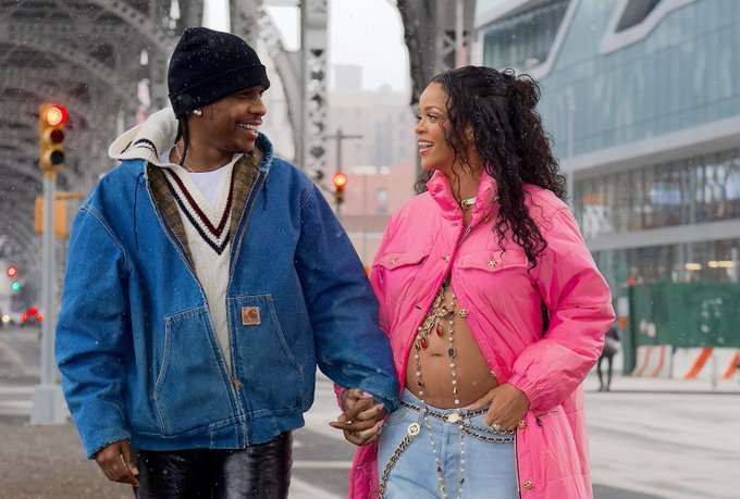 Rihanna espera su primer hijo con el rapero A$AP Rocky