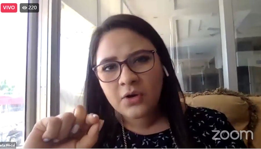 PN quiere dejar amarrada ley que favorece a diputados suplentes: Karla Medal PN quiere dejar amarrada ley que favorece a diputados suplentes: Karla Medal