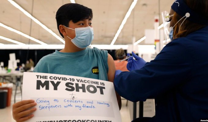 Estados Unidos autoriza dosis de refuerzo para menores de entre 12 y 15 años Estados Unidos autoriza dosis de refuerzo para menores de entre 12 y 15 años